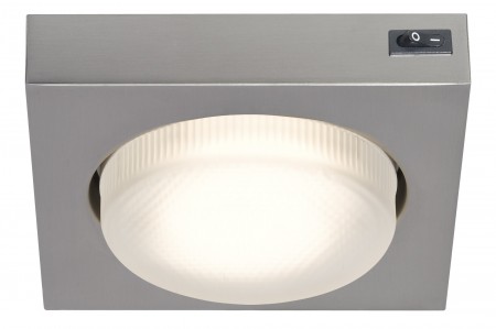  M�bel ABL Set eckig ESL Disc 3x6W 230V GX53 75mm Eisen geb�rstet/Metall