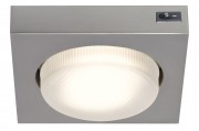  M�bel ABL Set eckig ESL Disc 3x6W 230V GX53 75mm Eisen geb�rstet/Metall - Micro Line ESL Einbauleuchten.   ...
