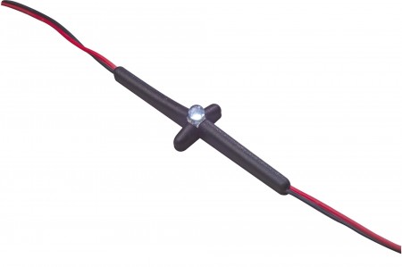 Profi Fliesenleuchten Set Crosslight LED 4x0,275W 3,6VA 230/12V 70mm Wei�/Kunst