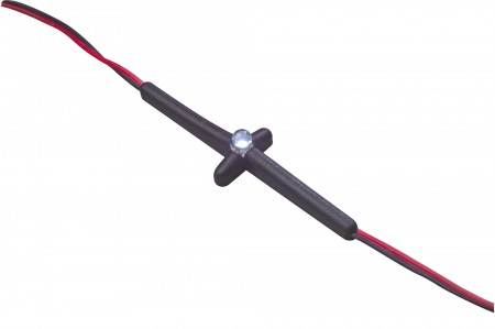 Profi Fliesenleuchten Erg�nz. Crosslight LED 4x0,275W 12V 70mm Wei�/Kunstst