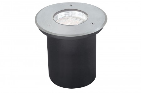 Profi EBL Boden �berfahrbar ESL IP67 6W 230V GX53 Disc 140mm Edelstahl/Metall