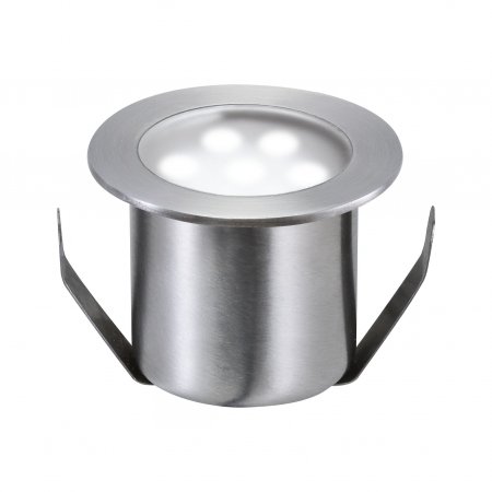 Paulmann Profi Mini Boden EBL rund IP44 Basisset 4x0,6W 230V 10,5VA 44mm Edelstahl