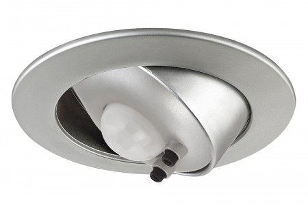 Profi EBL Bewegungsmelder schwenkbar 230V 51mm Chrom matt/Alu Zink/Kunststoff