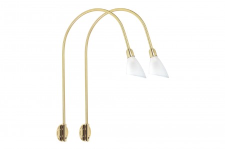 Paulmann Galeria Color 2x20W G4 Messing matt/Opal 230/12V 60VA