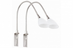 Galeria Flexo II Nickel Paulmann Licht 2x20W 230V/12V - Dekorative Beleuchtung, indirektes Licht und optimale Anstrahlung Ihrer Objekte. ...