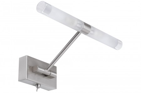 Galeria Calami Spiegelleuchte 2x40W G9 Nickel satiniert 230V Metall