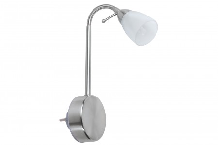 Paulmann Galeria Flexus III Touch Steckerleuchte 1x25W G9 Nickel sat 220-240V