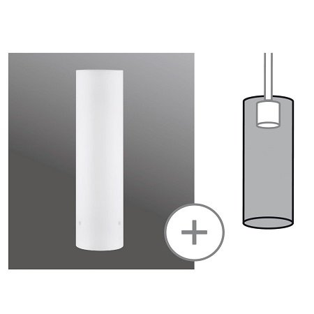 Deco Lampenschirm Light&Easy DESIGN Glas Livo Opal