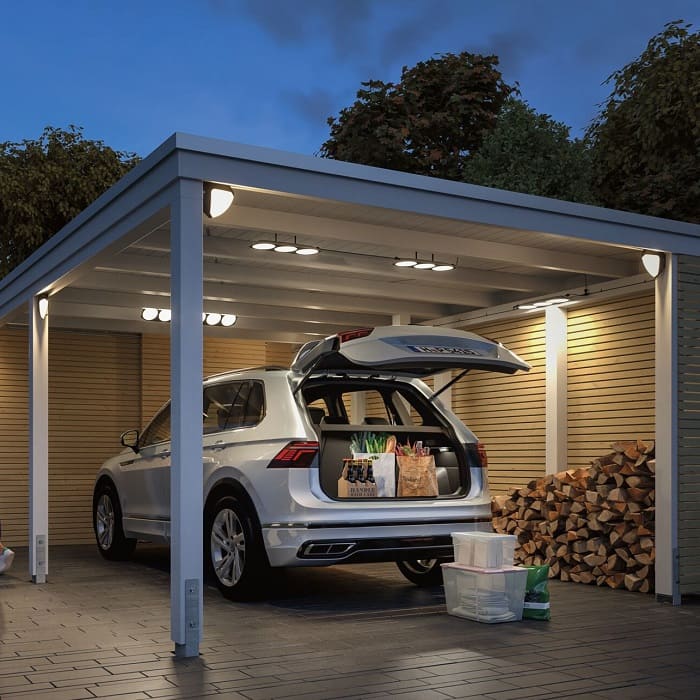 Park + Light Beleuchtungssystem f�r Carports