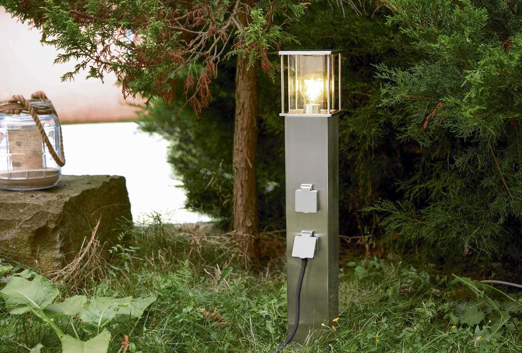 Energieverteiler Heitronic Mehrfachsteckdose 2-fach IP44 f�r innen und aussen