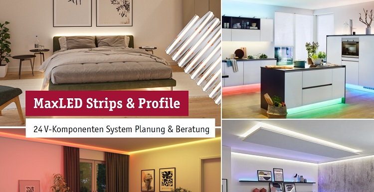 MaxLED Strips sind extrem leistungsstark und erweiterbar