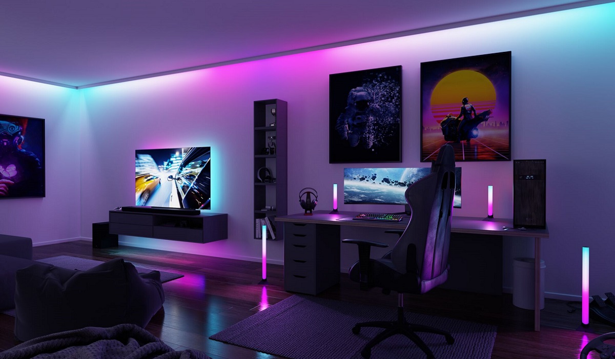 Die TV Serie EntertainLED erzeugt den magischen Farbverlauf Dynamic Rainbow RGB