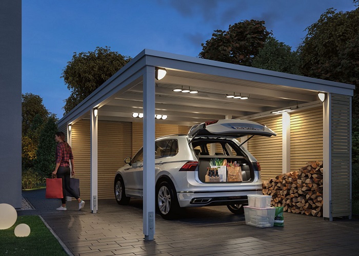 So geht Licht am Carport | Innovative Beleuchtung aus dem Hause Paulmann