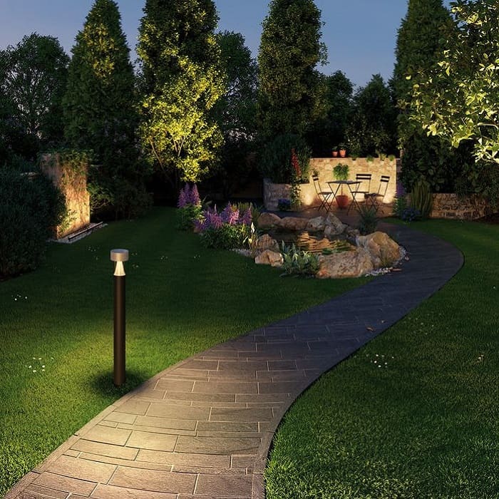 Trafo Spot Garten Beleuchtung Bodenleuchte Licht Lampe Strahler Gartenleuchte 