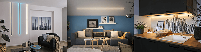 Gro�e Auswahl an Aluminium-Aufbauprofil LED Leisten f�r LED Strips | Shopping jetzt
