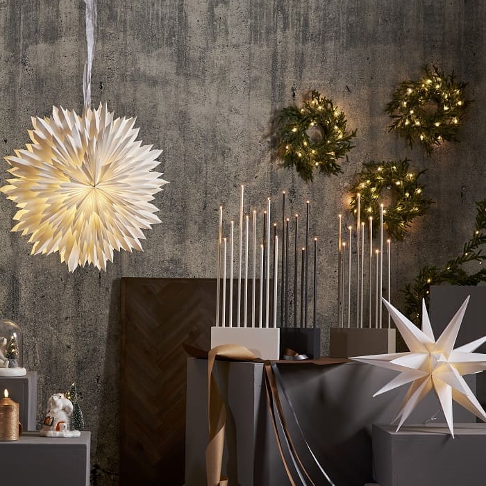 Innen-Dekoration beleuchtet f�r Weihnachten