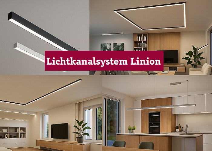 Linion ist ein modulares LED-Lichtkanalsystem des Herstellers Paulmann