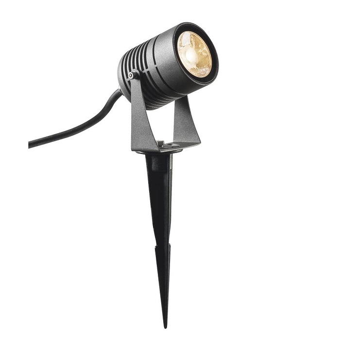 Die leistungsstarke Erdspie�leuchte LED Spike von SLV sorgt f�r bestes Ambiente im Au�enbereich