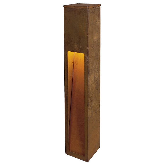 Besondere Standleuchte Rusty im rostigen Design mit Schutzart IP44