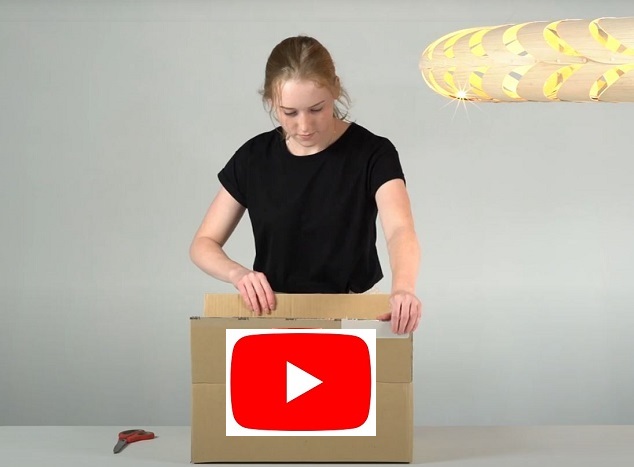 Kugel Hängeleuchte aus Bambusholz als Wohnzimmerleuchte David Trubridge hat weltweit Bekanntheit erlangt als Designer von Leuchten