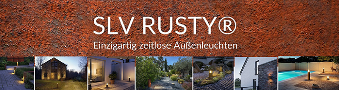 Die RUSTY� Au�enleuchten Familie von SLV.