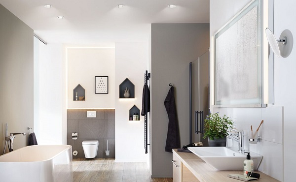 Beweglicher Einbauspots in elegantem Style - Einbauleuchten Shop Lightkontor.de warmweißes Licht für die Decke im schlichten Markendesign