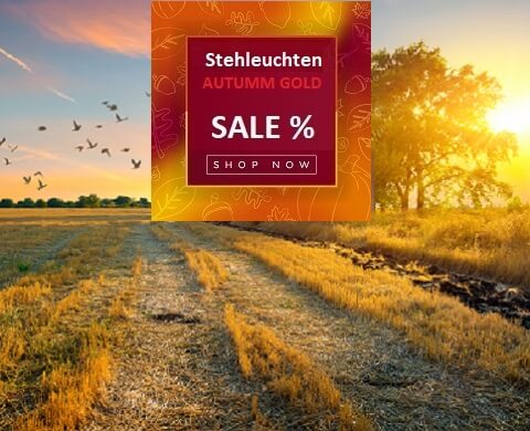 Gro�e Herbst-Sale Aktion: Stehleuchten extrem g�nstig kaufen