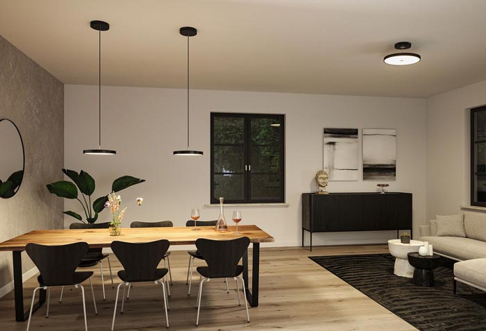 Das Licht in deinem Wohnzimmer sollte diffus streuen