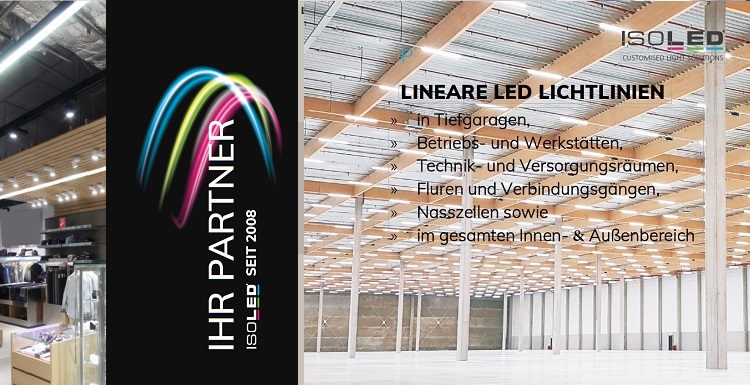LED Linienleuchten, Balkenleuchten und Langfeldleuchten kaufen