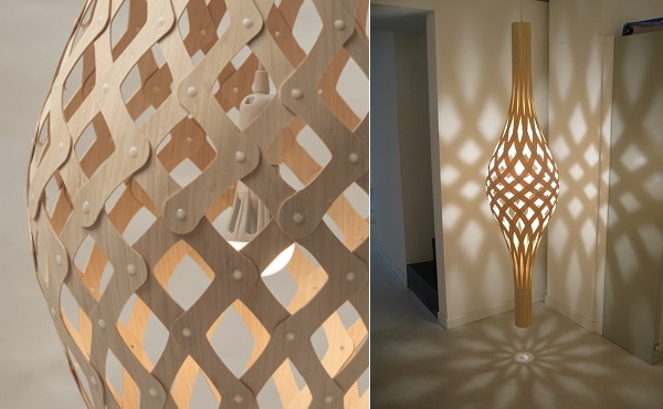 Trubridge Innenraum Serie aus Bambus Holz große wohnliche Leuchte in vielen Trendfarben – Lightkontor.de