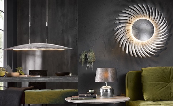 Elegante Leuchtenserie in antikem Nickel � Lightkontor.de