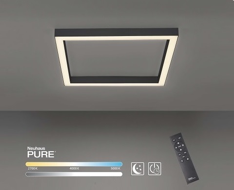 Neue Deckenleuchten & Lampen der Serie PURE-Leuchten von Paul Neuhaus