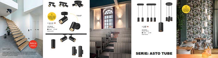 SLV pr�sentiert aktuelle Produkt-Highlights ASTO TUBE