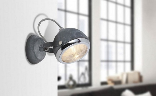 Used Look Wandspot im Industrial Style - Wandleuchten Shop Lightkontor.de Brilliant Wandlampe Rider im Vintage Chic Design