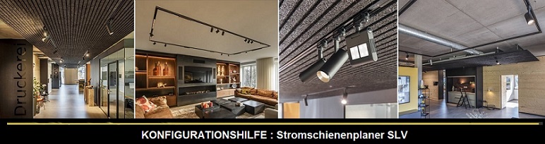SLV Schienensystem Konfigurator online planen und konfigurieren
