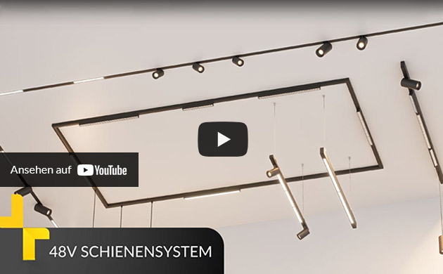 SLV 48V Schienensystem Video Das Schienensystem für moderne Lichtkonzepte - Video SLV 48V Schienensystem