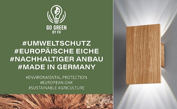 Holz Wandleuchte – für natürliches Ambiente im Innenbereich Natürliche Wandleuchte mit Holzblende aus Eiche geölt
