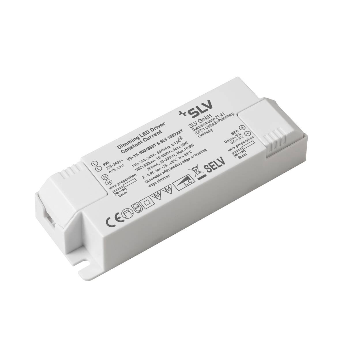 SLV 1007227 LED Treiber 20W 350mA 500mA PHASE weiß