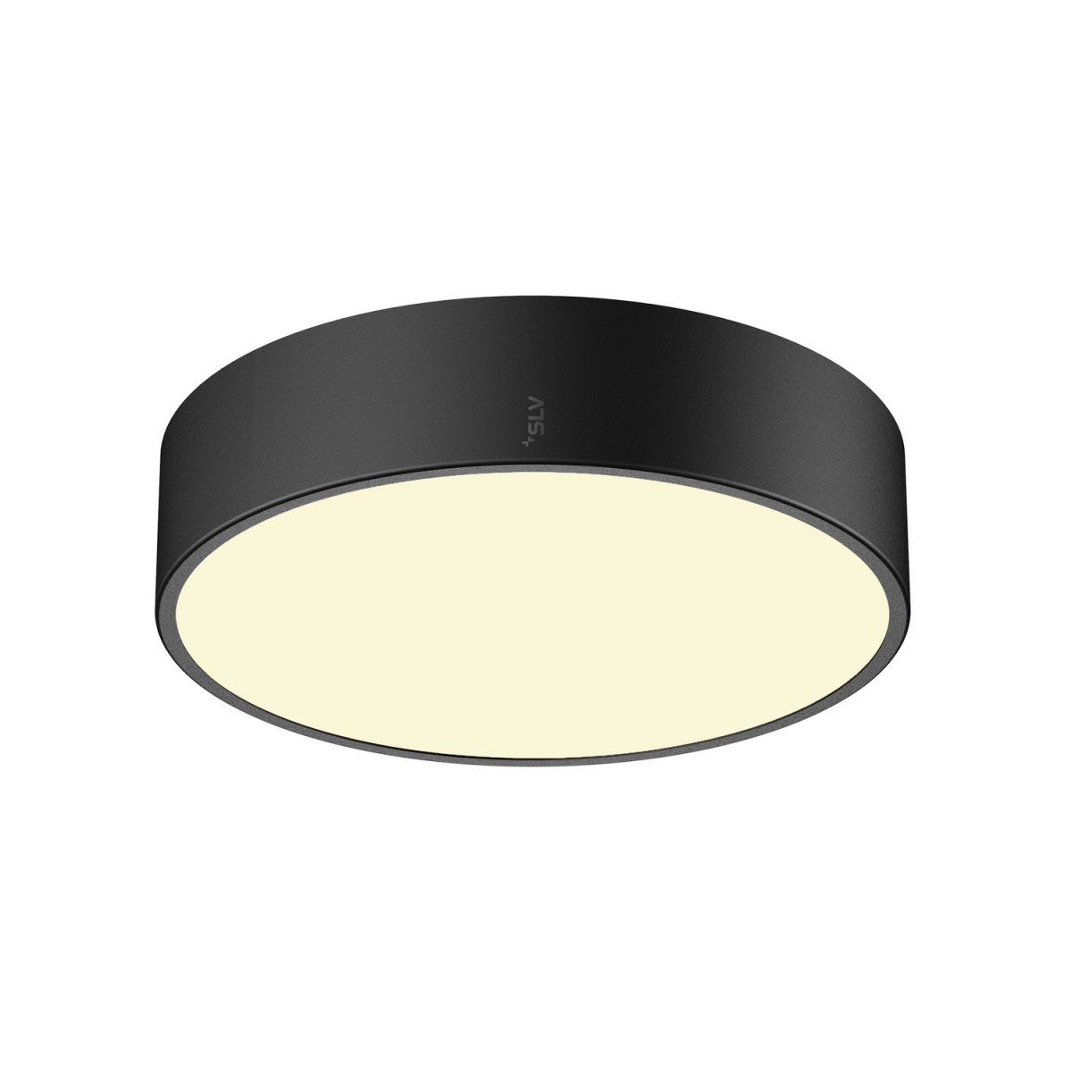 SLV 1007316 MEDO 30 Wand- und Deckenaufbauleuchte rund CCT dimmbar schwarz