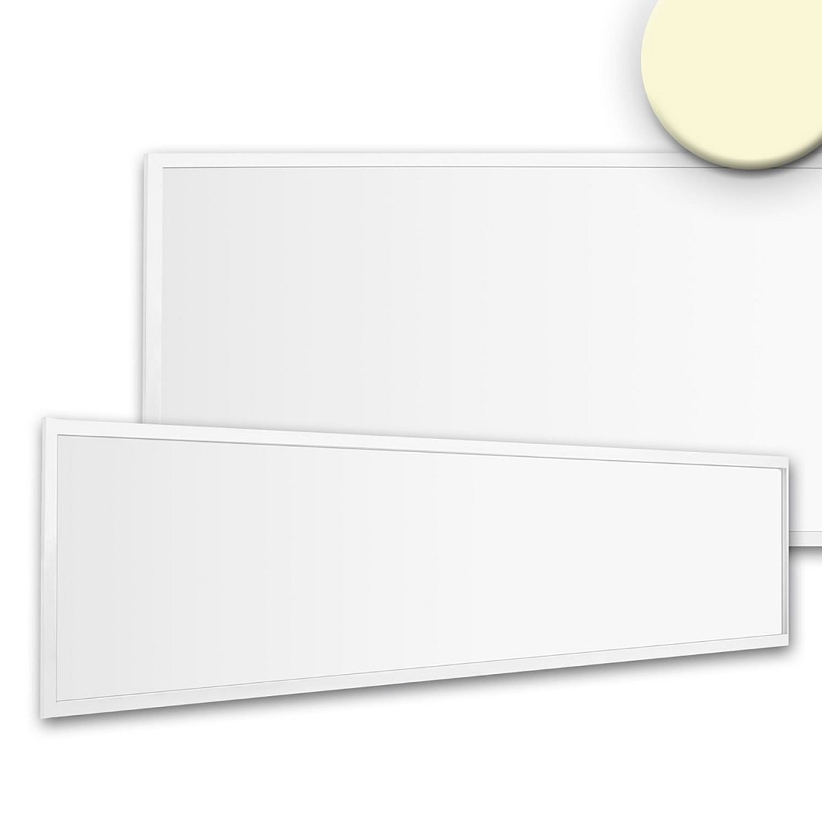 ISOLED 113270 LED Panel Business Line 1200 UGR<19 RAL 9016 3000K 1-10V dimmbar