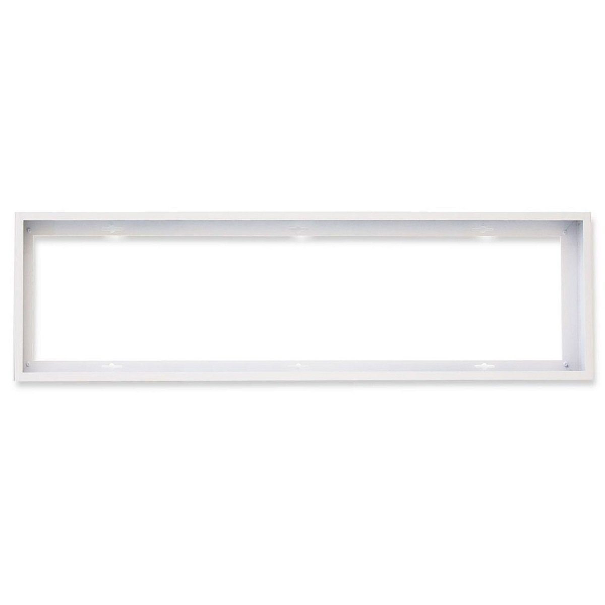 ISOLED 115615 Aufbaurahmen weiß Höhe 5cm für LED Panels 1200x300 steckbare Schnellmontage