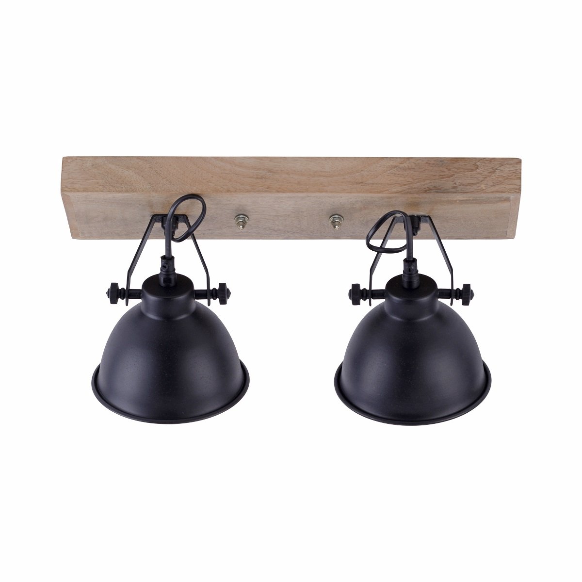 Leuchten Direkt 11982-18 Wand-und Deckenleuchte Samia 2-flammig schwarz