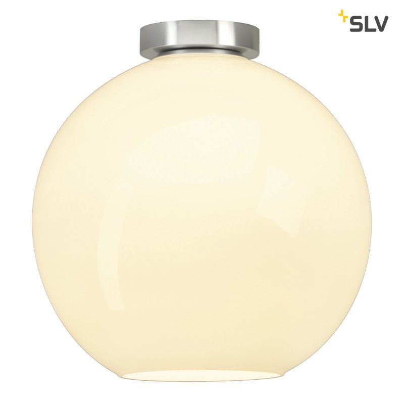 Slv No 134301 Big Sun Ceiling Deckenleuchte Rund Alu Weiss E27 Max 75w