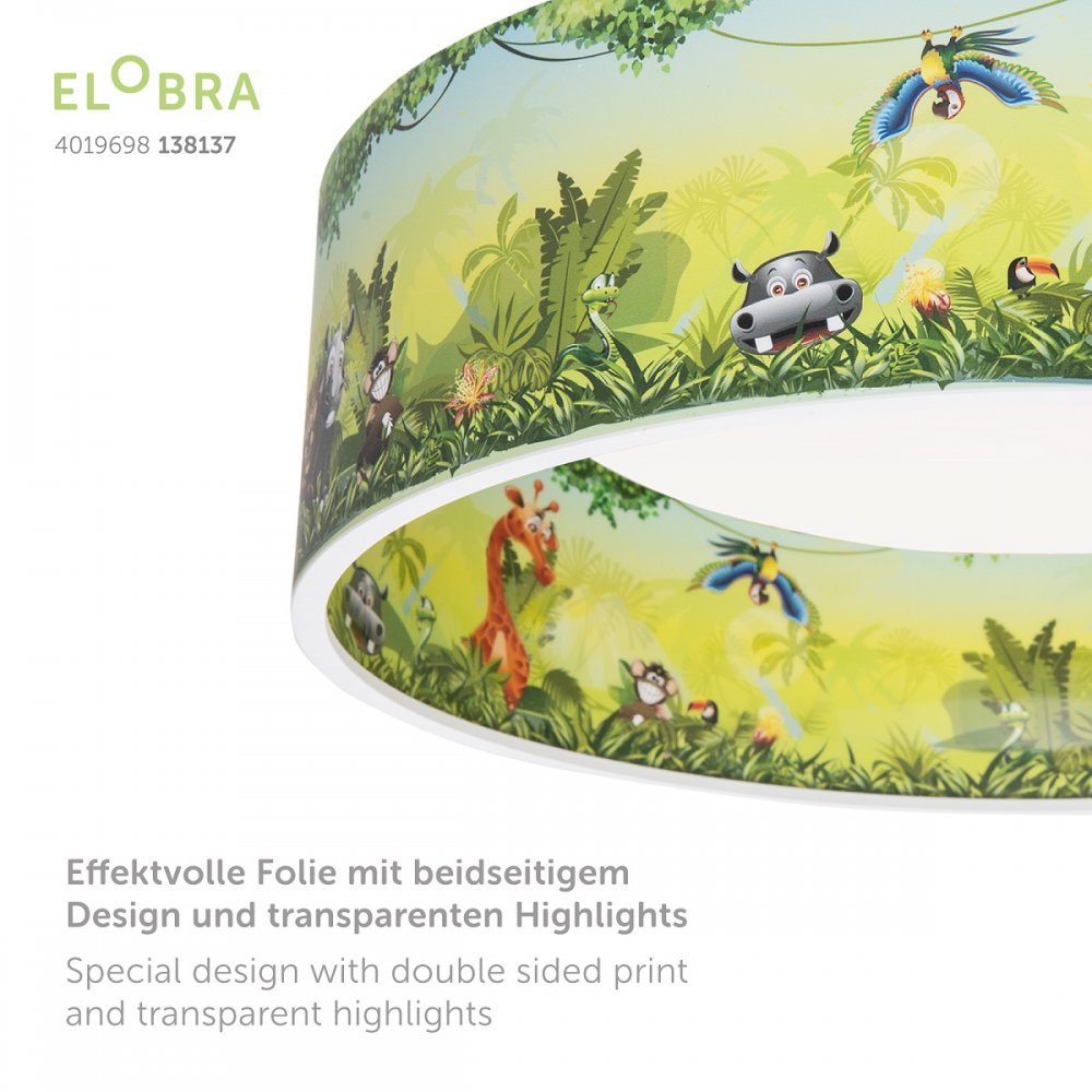 Elobra No. 138137 Deckenleuchte Wildnis Starlight grün --> Lampen