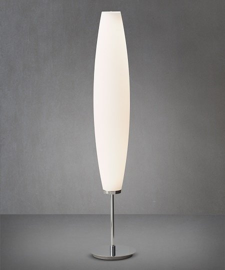 HERSTAL Leuchten LED Stehleuchte ZENTA, weiss chrom LED Lampen günstig kaufen | ETC Shop