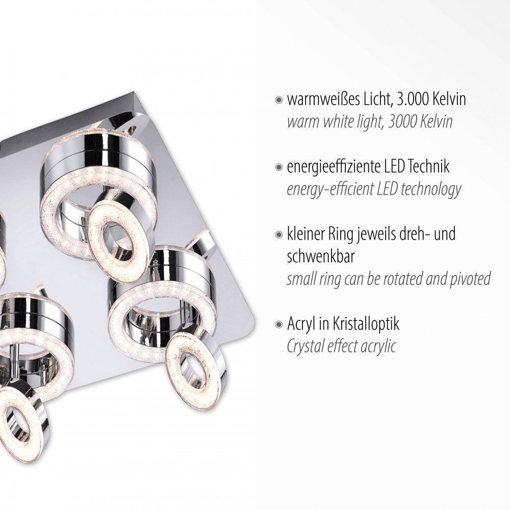 4 Stück Fluoreszierende Lichtabdeckungen – Magnetisch, 60x120 Cm, Für Klassenzimmer & Büros, Blendfrei