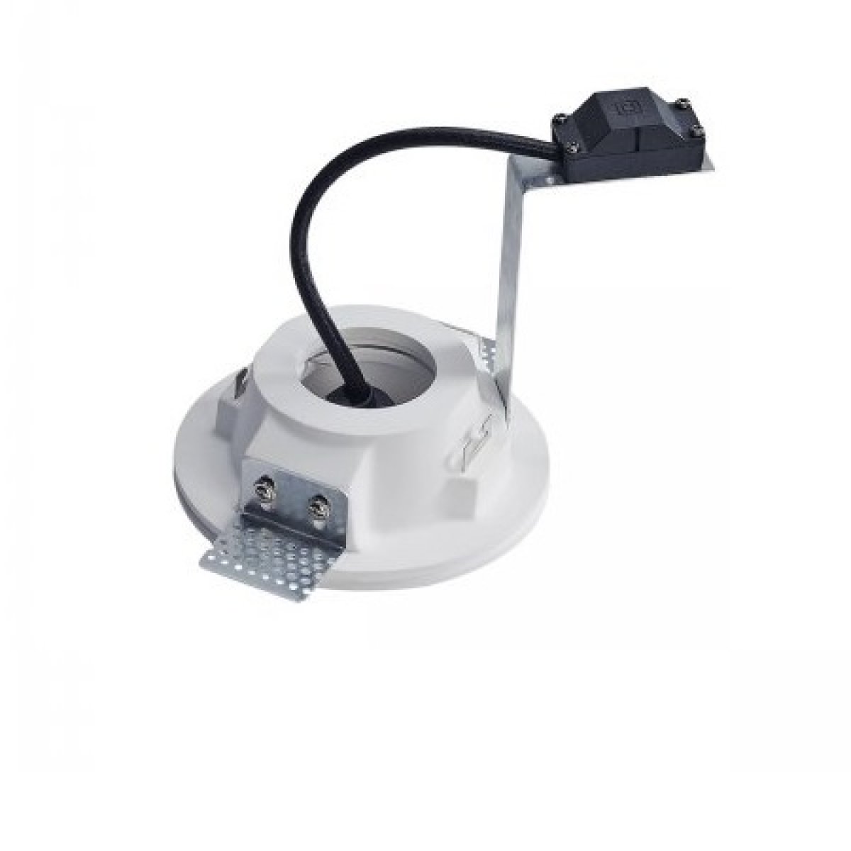 SLV No. 145551 Federclip 6er-Set für EUTRAC 3-Phasen-Einbauschieschiene weiß