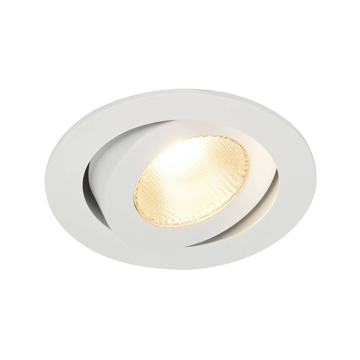 SLV No. 161271 CONTONE Downlight schwenkbar rund weiss LED 3000K dimmbar