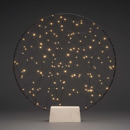 Konstsmide No 1782 787 Led Metallsilhouetten Ring Mit Holz Fuss Bernsteinfarben Lampen Leuchten Gunstig Kaufen L