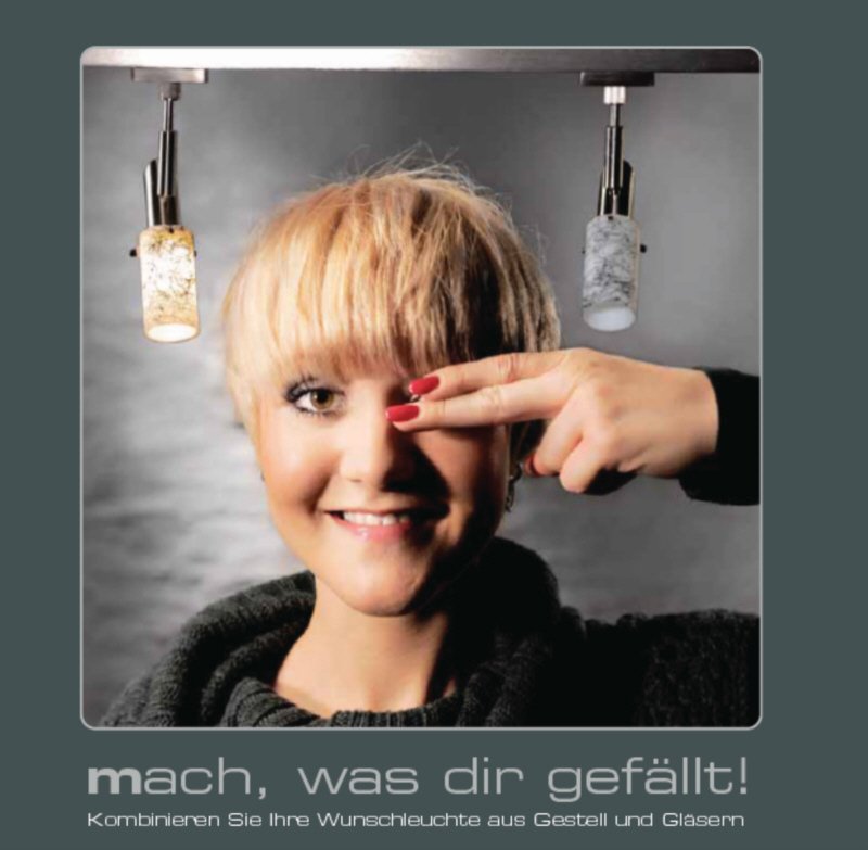 Produktbild von Fischer & Honsel M6 LED-Leuchte Medium1 – Glas Opal Gewischt, ø18x9,5 Cm, Modular